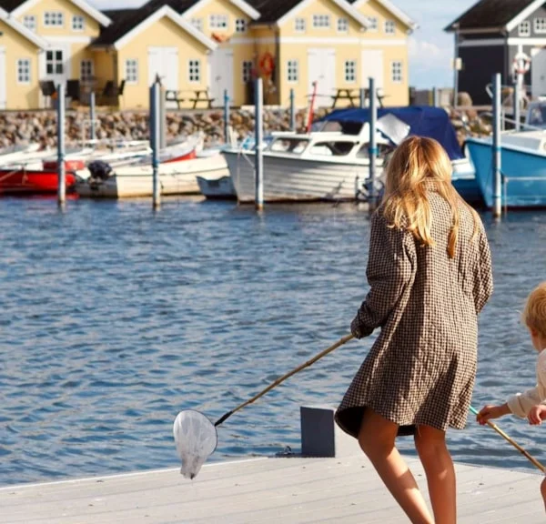 Cykling Langs Strand