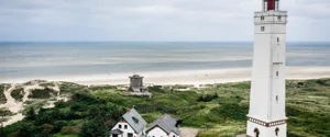 Vuurtoren Blaavandshuk Fyr in Denemarken